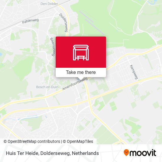 Huis Ter Heide, Dolderseweg map
