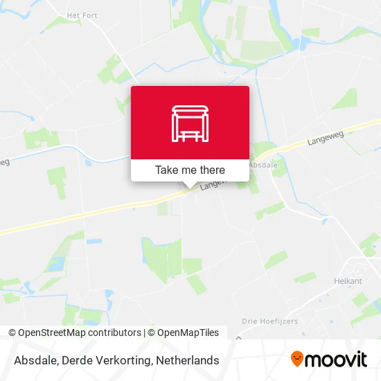 Absdale, Derde Verkorting map
