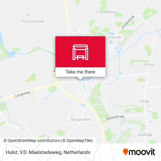 Hulst, V.D. Maelstedeweg map