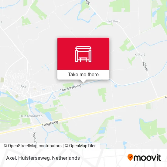 Axel, Hulsterseweg map