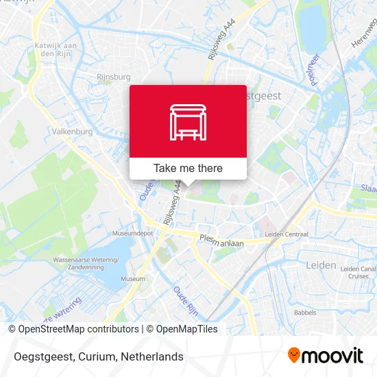 Oegstgeest, Curium map