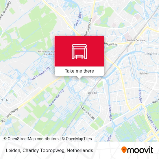 Leiden, Charley Tooropweg map