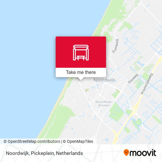 Noordwijk, Pickeplein Karte