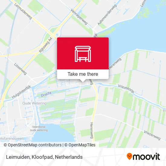 Leimuiden, Kloofpad Karte