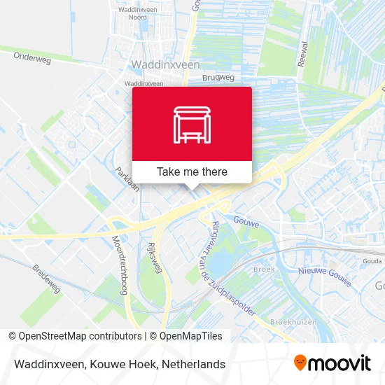 Waddinxveen, Kouwe Hoek map