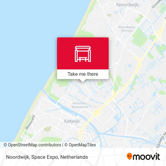 Noordwijk, Space Expo map