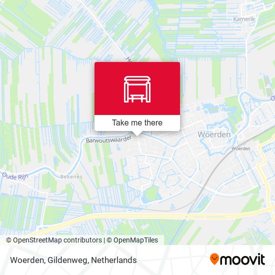 Woerden, Gildenweg map