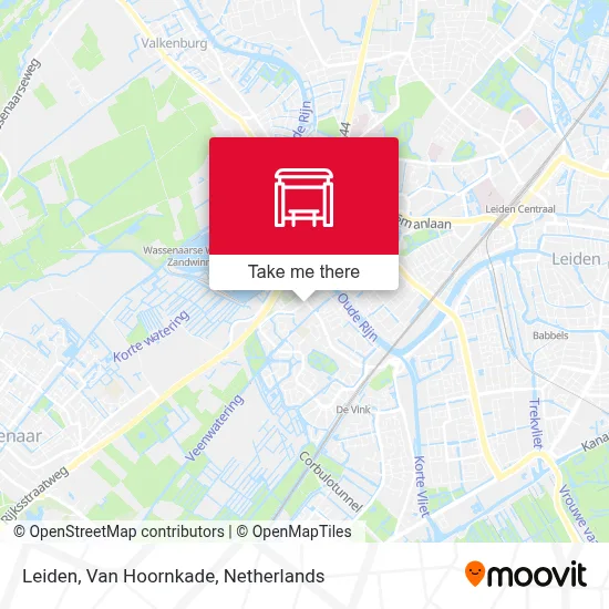Leiden, Van Hoornkade map