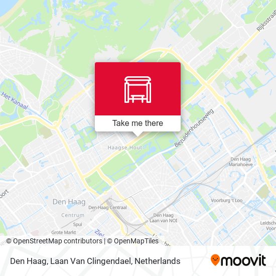 Den Haag, Laan Van Clingendael map