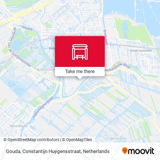 Gouda, Constantijn Huygensstraat map