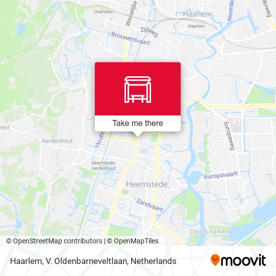 Haarlem, V. Oldenbarneveltlaan map