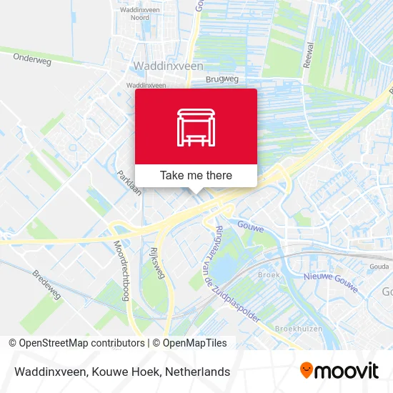 Waddinxveen, Kouwe Hoek map