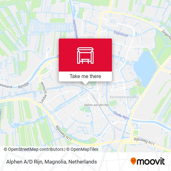 Alphen A/D Rijn, Magnolia map