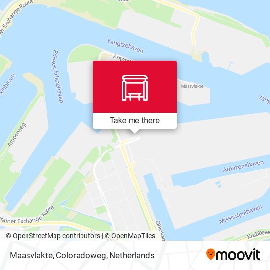 Maasvlakte, Coloradoweg map