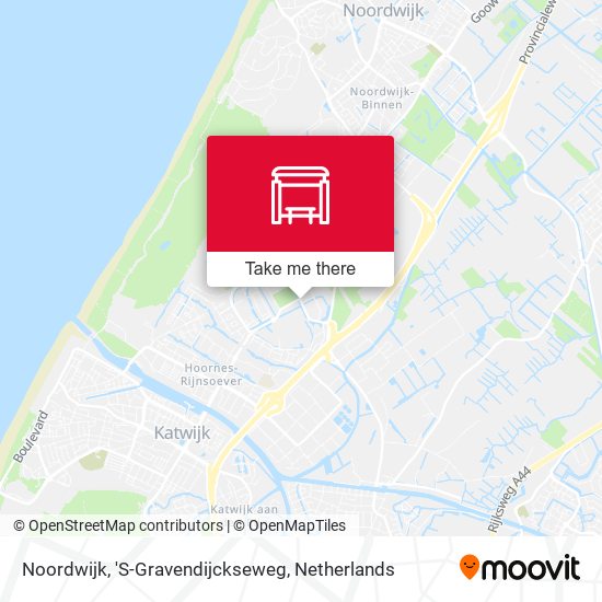 Noordwijk, 'S-Gravendijckseweg Karte