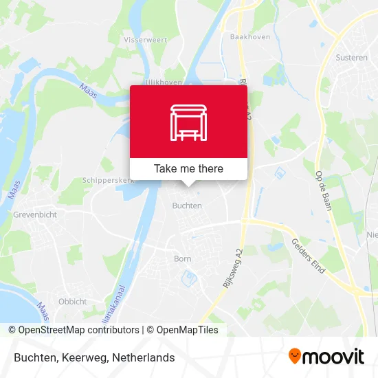 Buchten, Keerweg map