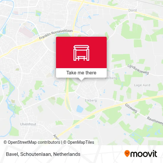 Bavel, Schoutenlaan map