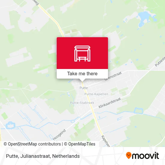 Putte, Julianastraat map