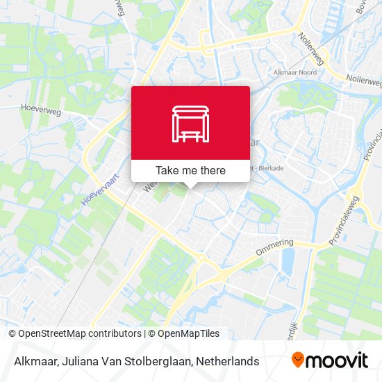 Alkmaar, Juliana Van Stolberglaan map