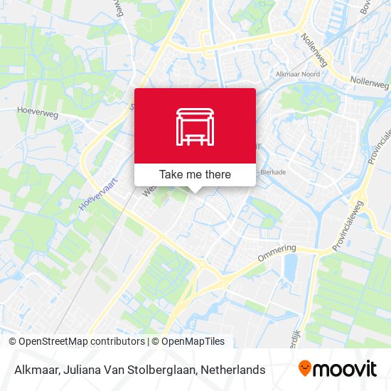 Alkmaar, Juliana Van Stolberglaan map