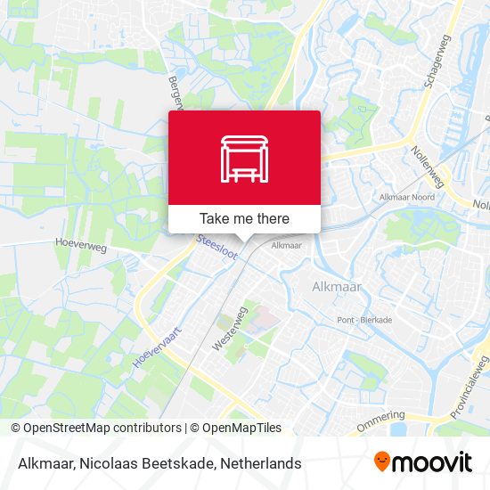 Alkmaar, Nicolaas Beetskade map