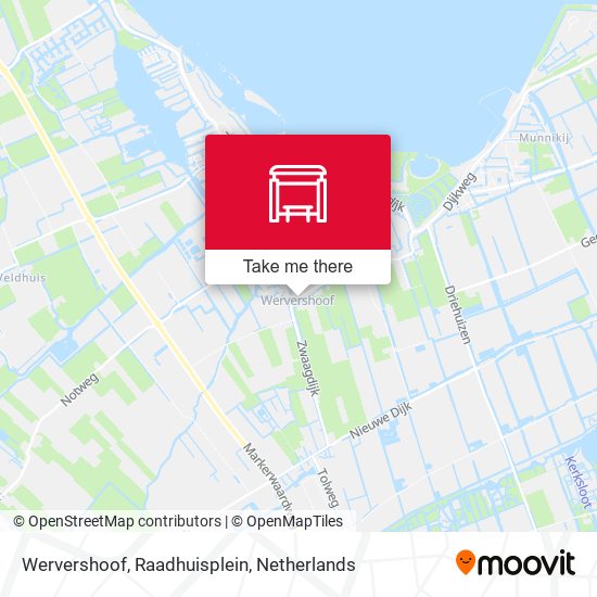Wervershoof, Raadhuisplein map