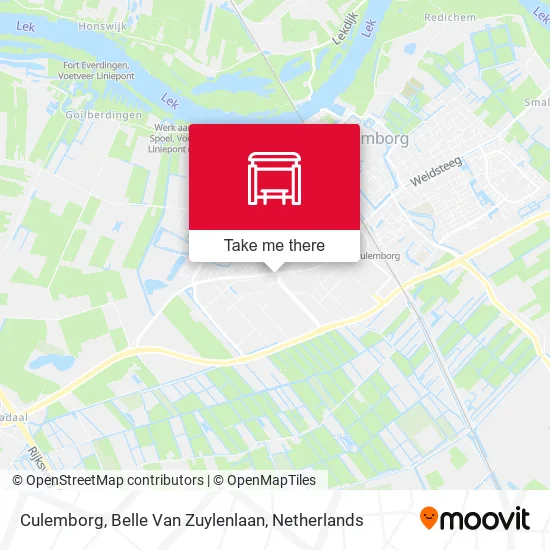 Culemborg, Belle Van Zuylenlaan map