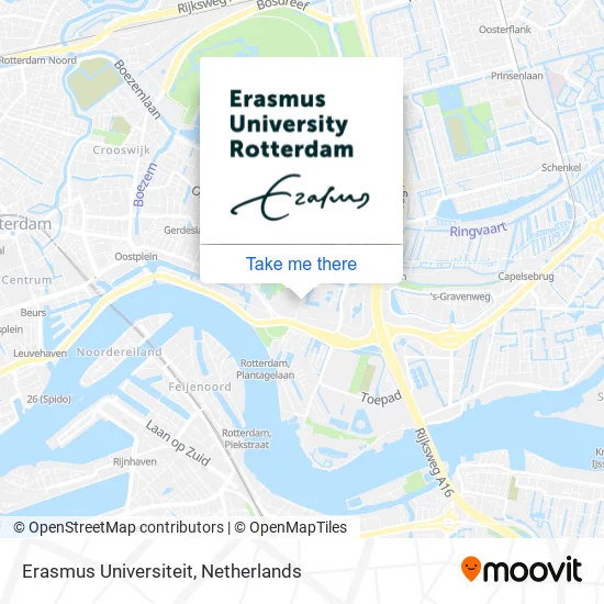Erasmus Universiteit map