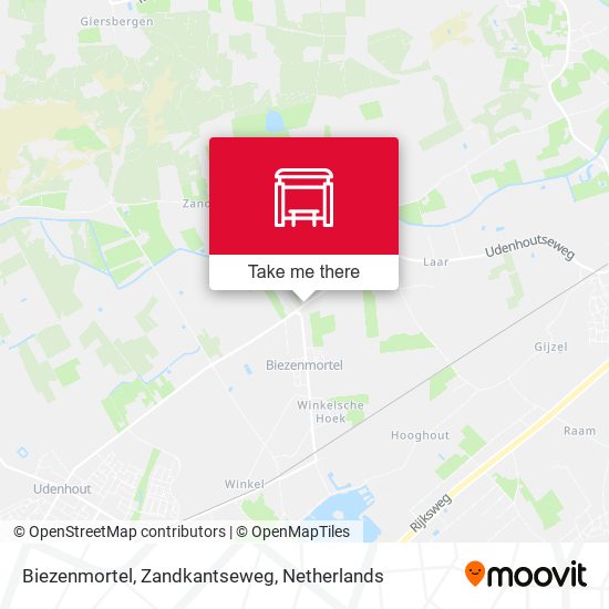 Biezenmortel, Zandkantseweg map