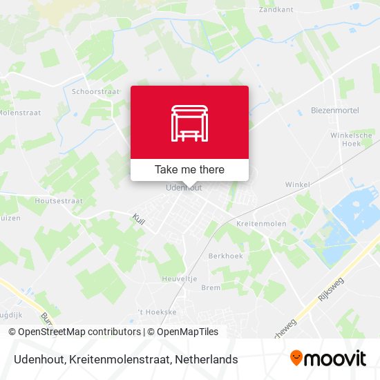 Udenhout, Kreitenmolenstraat map
