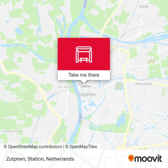 Zutphen, Station map