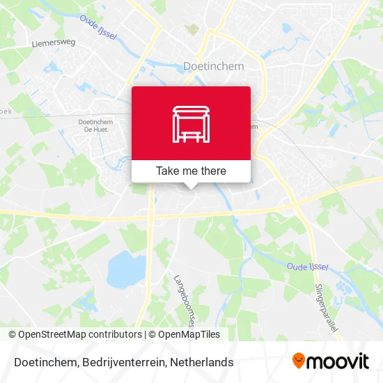Doetinchem, Bedrijventerrein map