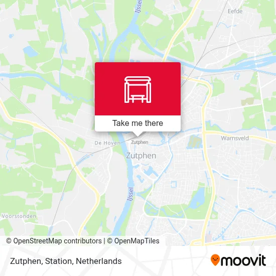 Zutphen, Station map