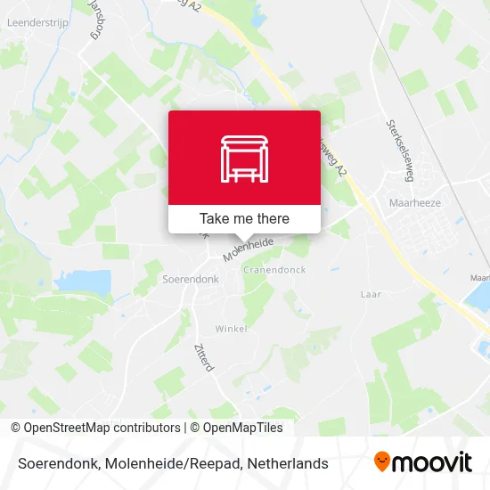 Soerendonk, Molenheide/Reepad map