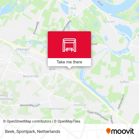 Beek, Sportpark map