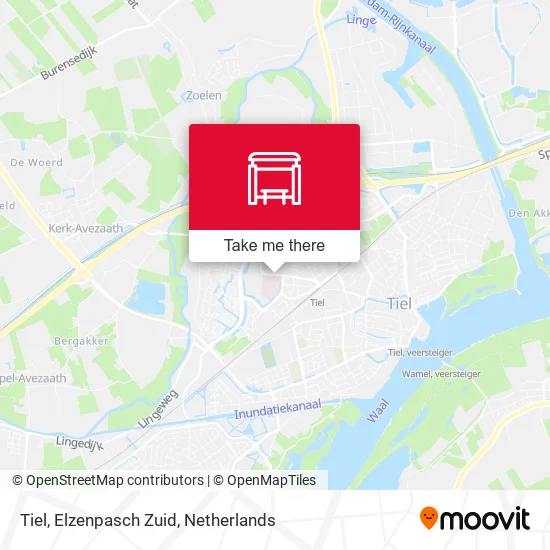 Tiel, Elzenpasch Zuid map
