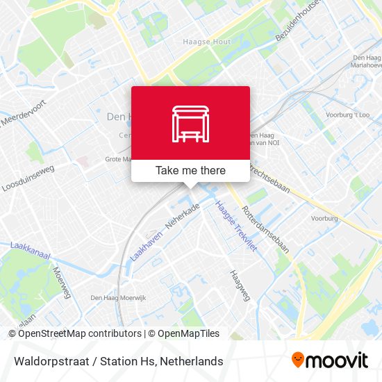 Waldorpstraat / Station Hs map