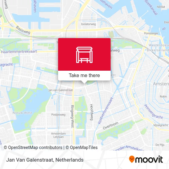 Jan Van Galenstraat map