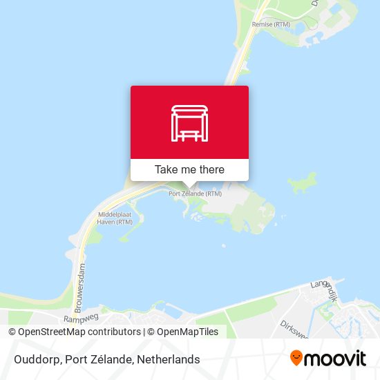 Ouddorp, Port Zélande map