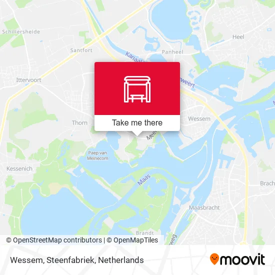 Wessem, Steenfabriek map
