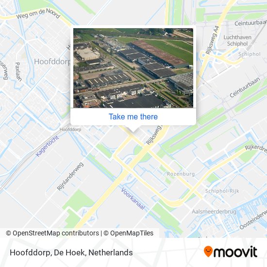 Hoofddorp, De Hoek Karte