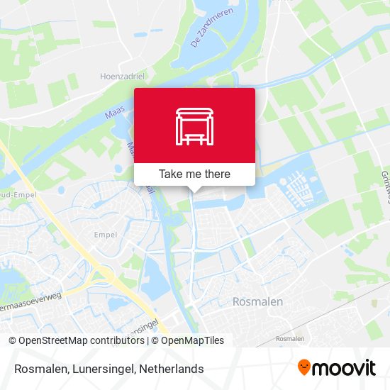 Rosmalen, Lunersingel Karte