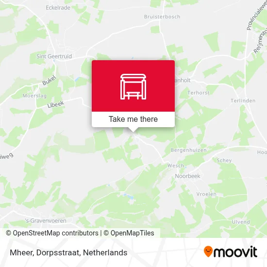 Mheer, Dorpsstraat map