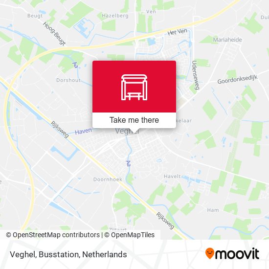 Veghel, Busstation map