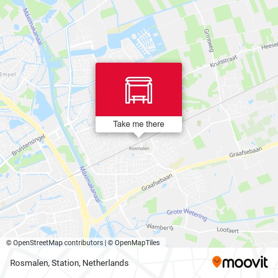 Rosmalen, Station map