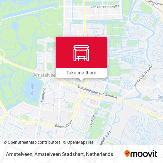 Amstelveen, Amstelveen Stadshart map