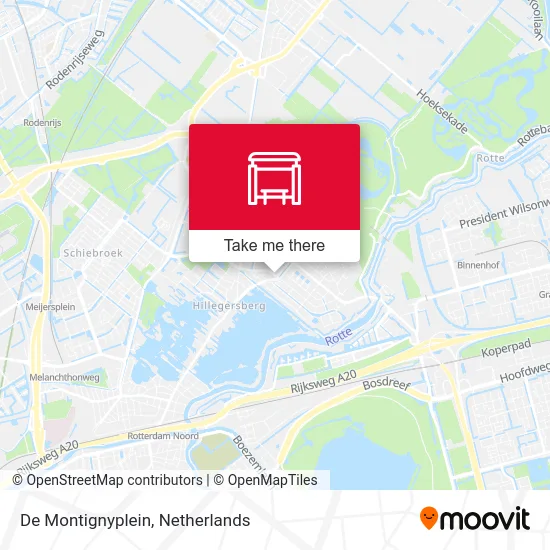 De Montignyplein map