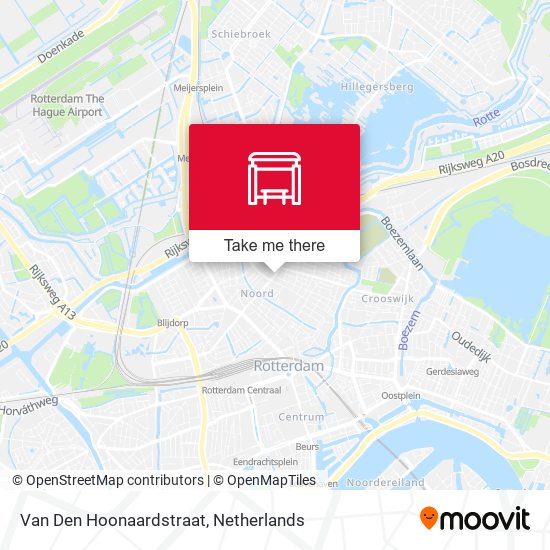Van Den Hoonaardstraat map