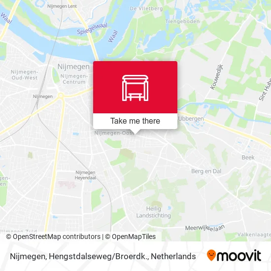 Nijmegen, Hengstdalseweg / Broerdk. map