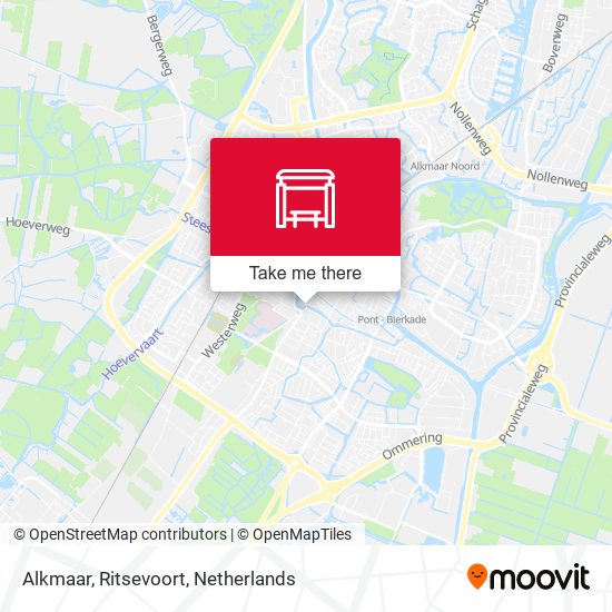 Alkmaar, Ritsevoort map